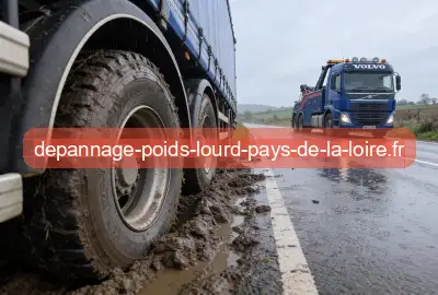 Camion embourbé